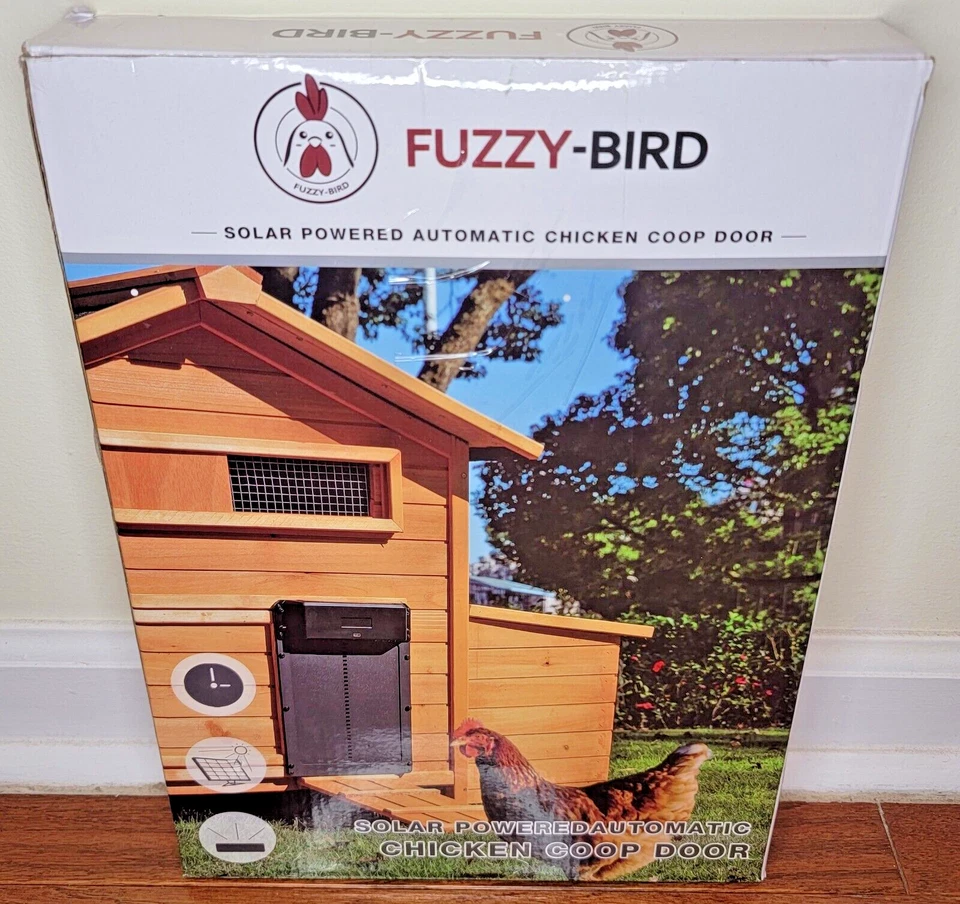Fuzzy-Bird Automatic Chicken Coop Door Solar Powered Aluminum & Iron Sheeting - Image 3 of 4