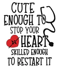 Valentine's Day Direct to Film Print - Cute Enough