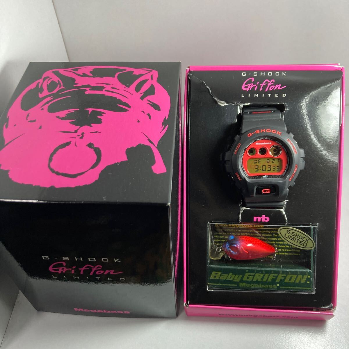 Fee: 600 Megabass X Casio Collaboration G-Shock Griffon Fee: 600 Megabass X Casio Collaboration G-Shock Griffon