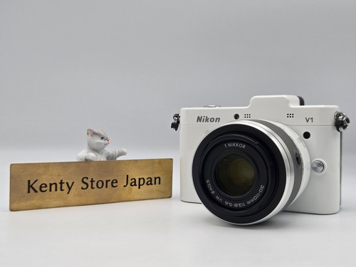 [MINT / 3k shots] Nikon 1 V1 White Digital Camera + 30-110mm From Japan