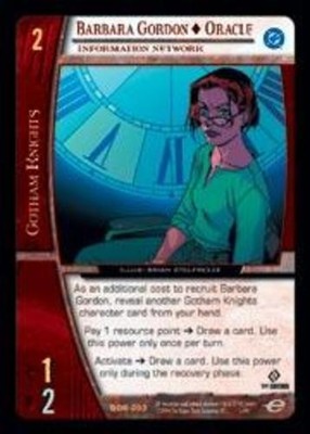 VS System: Barbara Gordon [Played] VS: DC Origins TCG CCG Classic Marvel DC DH D