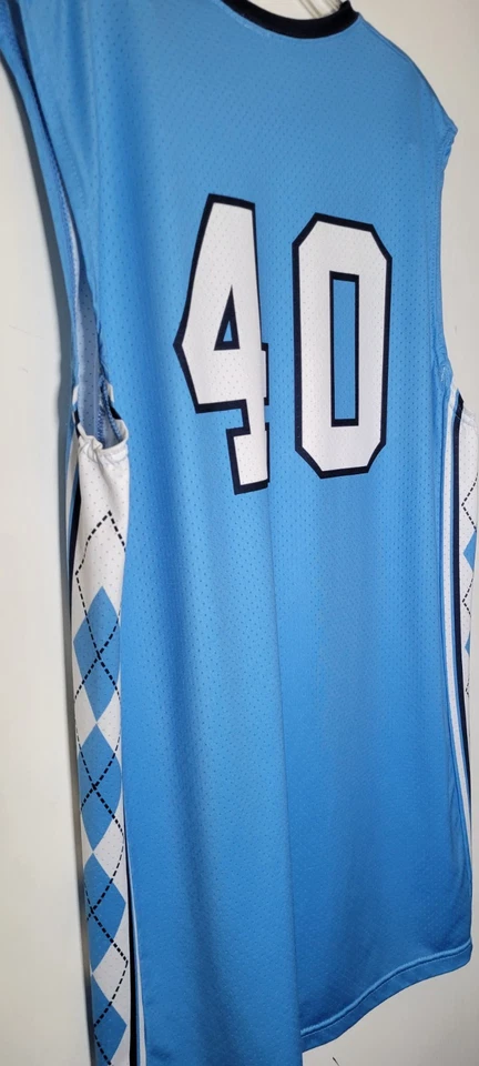 NCAA North Carolina Tar Heels Harrison Barnes Men's 48 Blue Basketball Jersey - Image 3 of 3