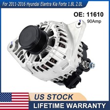 Alternator OEM 11610 For Hyundai Elantra2011-2016  Kia Soul Forte5 1.8L 2.0L 90A