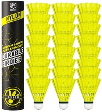 Badminton Birdies Nylon Shuttlecocks Batting Training Durable 6 Pack
