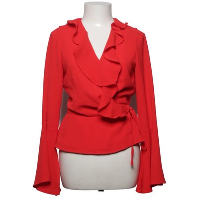 Glamorous, Wickeltop, Größe: XS, Rot, Polyester, Einfarbig, Damen #DHj
