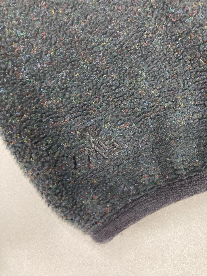 VINTAGE Eastern Mountain Sports EMS Fleece Jacket Men XL Black Multicolor USA - Image 3 of 4