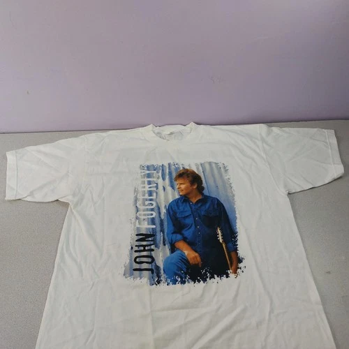 John Fogerty T-Shirt Blue Moon Swamp World Tour 1990s vintage concert t-shirt, vintage, size XL, single stitch, B+ condition