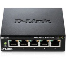 D-Link DGS-105 5 Port Gigabit Unmanaged Metal Desktop Switch