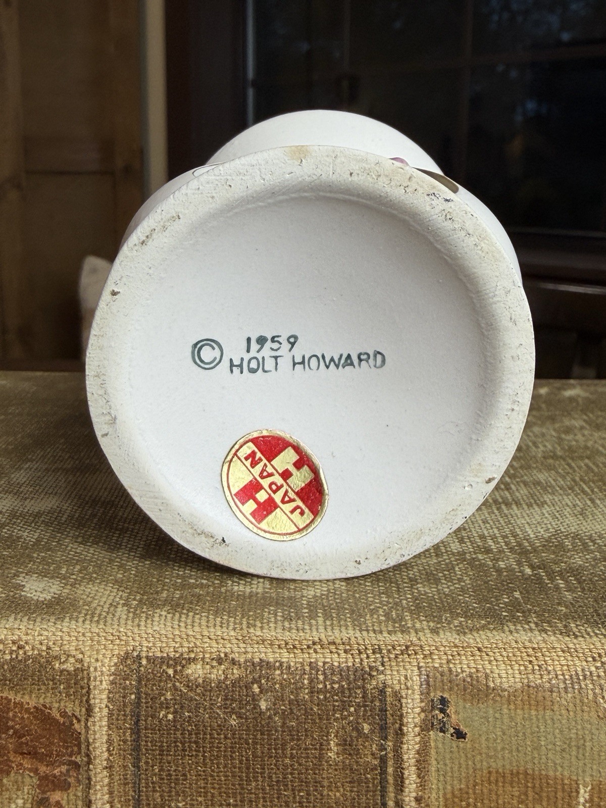 RARE Pair of Vintage 1959 Holt Howard ‘Peek A Boo’ Christmas Deer Candlesticks