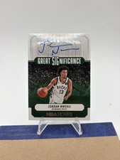 2022-23 Panini NBA Hoops Jordan Nwora Great Significance Auto Near Mint