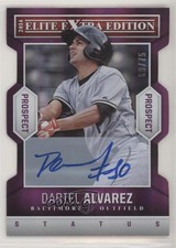 2014 Panini Elite Extra Edition Prospects 69/75 Dariel Alvarez #70 Auto 0m8