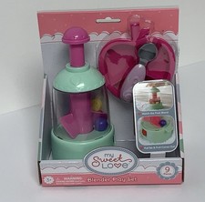 My Sweet Love Blender with Play Fruit, Plate and Spoon Play Set 9 Pieces 3 