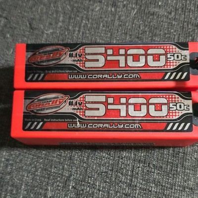 Team Corally LiPo Battery Pack 3S 11.1V 5400mAh 50C RC 1:8 1/6 C-8850