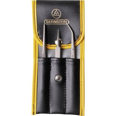 Bernstein Tools for Electronics 5-030 Very Sharp 3-Piece Tweezers Kit, Tr