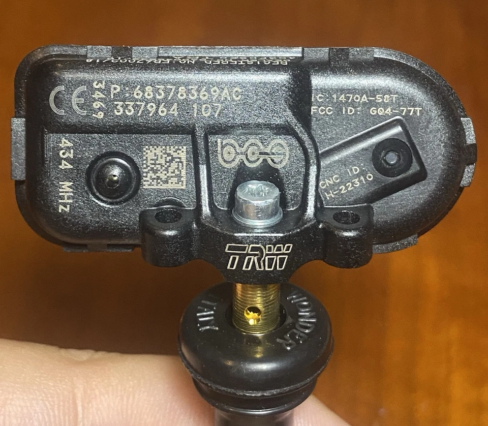 Sensor monitor de presión de neumáticos TRW a granel 10 piezas OEM 68378369AC (TPMS) Jeep-Ram Foto 4 de 4