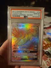 2017 Pokémon S&M Entei GX SECRET Rainbow 74/73 Shining Legends - PSA 10 GEM-MT  on eBay