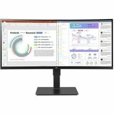 LG 34BQ77QE-B 34" UWQHD Ultrawide Curved Monitor 21:9 Black