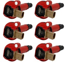 82576 Msd Ignition Coil - Ford Ecoboost - 3.5l V6 - 3-pin Connector - Red -