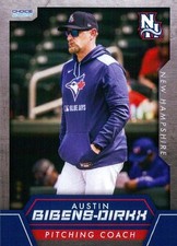 AUSTIN BIBENS-DIRKX 2025 Choice New Hampshire Fisher Cats Portland #30 Blue Jays