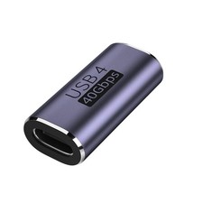 USB4 Type C Female to Female 100W Power Data 8K Video Adapter 40Gbps Extender