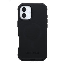 OtterBox iPhone 16 Plus Defender Pro Series Case with MagSafe - Black: Plastic,