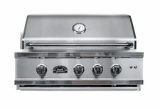 Sole 30 Inch 3-Burner Luxury Series Natural Gas Grill with Lights and Rotisserie