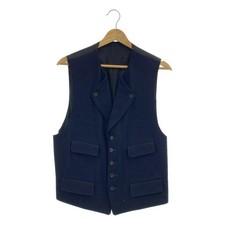Y's for Men Yohji Yamamoto  1995AW Wool 4 Pocket Vest Gilet Navy Used KLDR-0