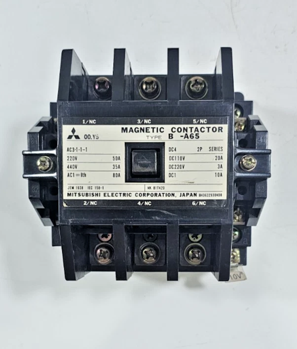 MITSUBISHI B-A65 New - Surplus Motor Control Contactor
