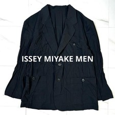 Issey Miyake 1993 SS Wrinkled 2-Button Tailored Jacket Men's FD AHA