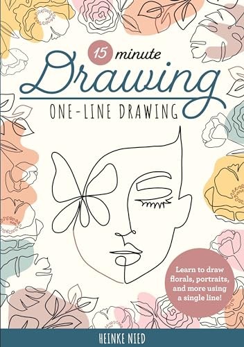 15-Minute Drawing: One-Line Drawing by Heinke Nied (Paperback Book) - Image 6