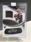 Shedeur Sanders 2025 Panini Immaculate Eye Black Rookie Patch Auto /99 Browns