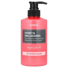Kundal Honey & Macadamia, Body Lotion, White Musk 16.9 fl oz (500 ml)