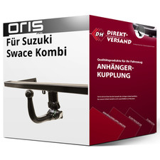 Anhängerkupplung abnehmbar für Suzuki Swace Kombi 10.2020-jetzt neu top