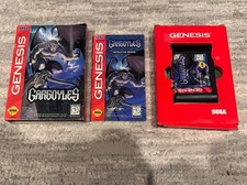 Gargoyles Sega Genesis, 1995 CIB Manuel, box, and game. Still works tested used 