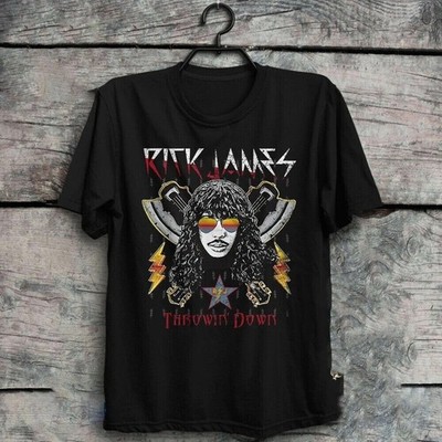 Rick James Unisex black T-shirt, Gift For Fans Full Size S-5XL