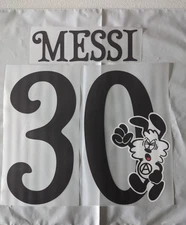 2021-22 MESSI Home PSG Paris Nameset Name Number Nombre Dorsal Special Set