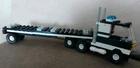 LEGO Custom Town Tractor Trailer Flatbed Lorry Truck Classic City Train
