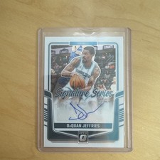 2024-25 Optic DaQuan Jefferies Signature Series Auto #SS-JEF - Charlotte Hornets