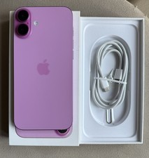 *Warranty* LikeNew in its Box - Apple iPhone 16 Plus in Pink 100% BATTERY HEALTH