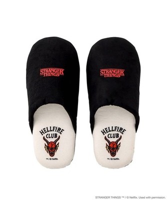 STRANGER THINGS Room Shoes Hell Fire Club 3COINS 25-27cm L Size