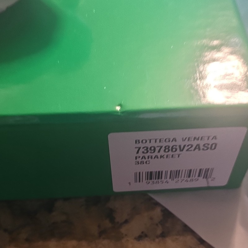 Bottega Veneta Parakeet Green Women's Dress Heel Shoes EU Size 38 (Authentic)