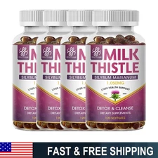 Liver Support Cleanse Detox Repair Health Milk Thistle Dandelion Root 120-480ct