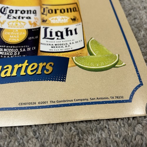 Jimmy Buffett Corona Parrothead Party H-Q, Admit Two Vintage 2001 Poster - Picture 5 of 9