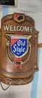 VTG 1981 Heileman’s Old Style Beer Lighted Sign Welcome Door Knocker Works 18"