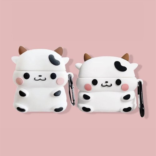 AIRPODS CASE 3D CUTE CARTOON ANIMAL DESIGN SILICONE FUN EARPHONE COVER UK STOCK - Picture 103 of 203