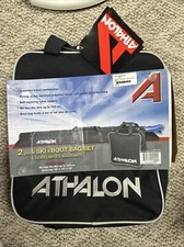 Athalon Two Piece Ski and Boot Bag Set, Black