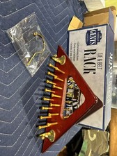 Wood Tie Rack Holder Necktie and Belt Hanger