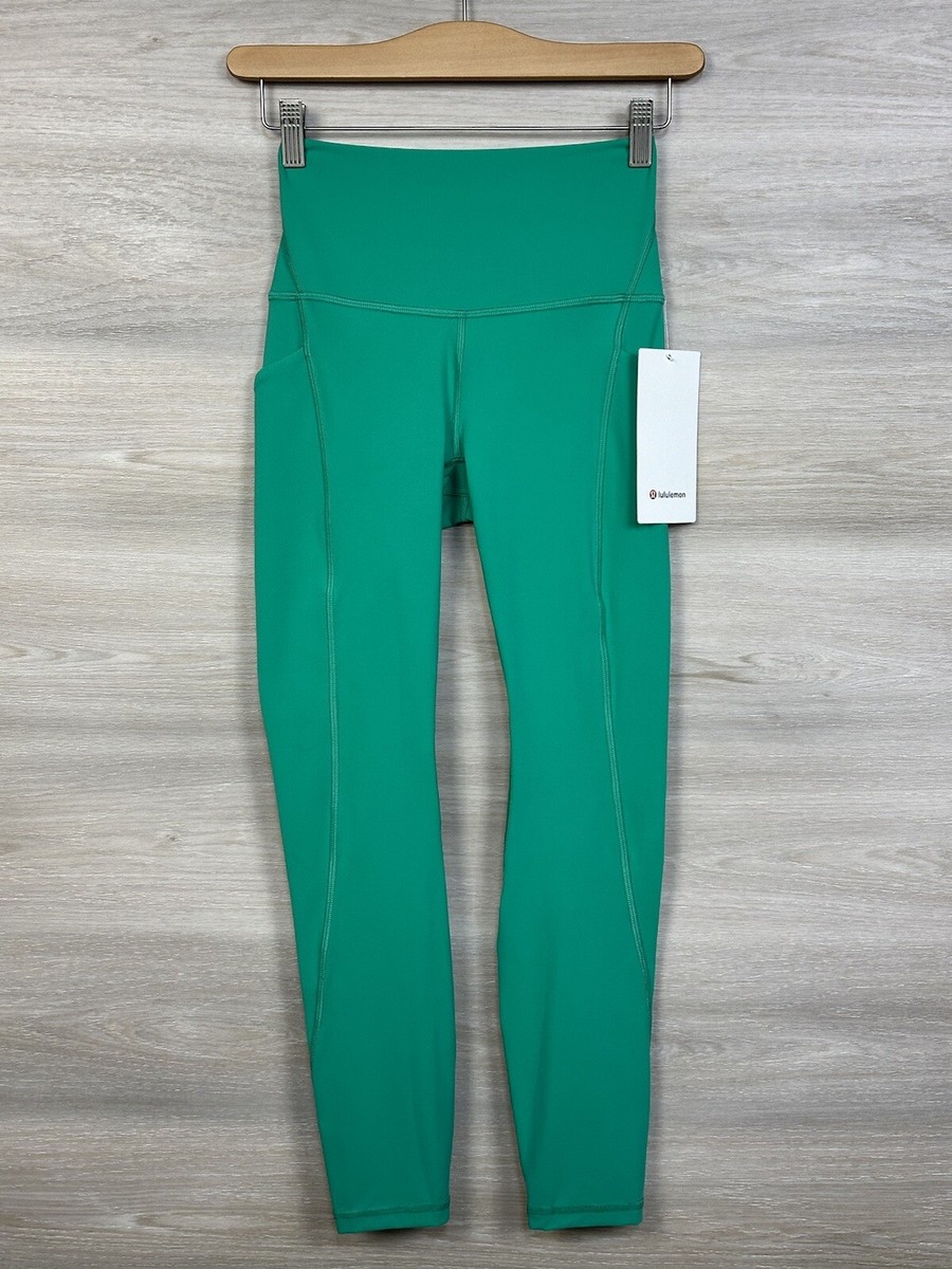 Lululemon Align HR Pant 25” Pockets Size 2 Kelly Green KLLG Lululemon Align HR Pant 25” Pockets Size 2 Kelly Green KLLG