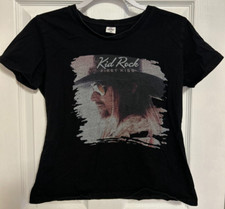 KID ROCK FIRST KISS 2015 TOUR BLACK FITTED T-SHIRT MEDIUM HICLOL