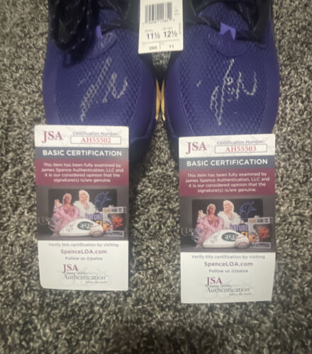 Damian Lillard Signed Adidas Dame 8 Shoes HONORING BLACK EXCELLENCE JSA COA - Picture 2 of 6
